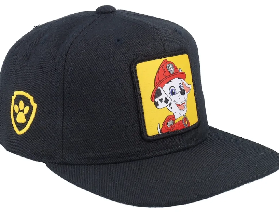 Kids Marshall Patch Black Snapback - PAW Patrol