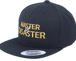 Kids Master Of Disaster Black Snapback - Kiddo Cap