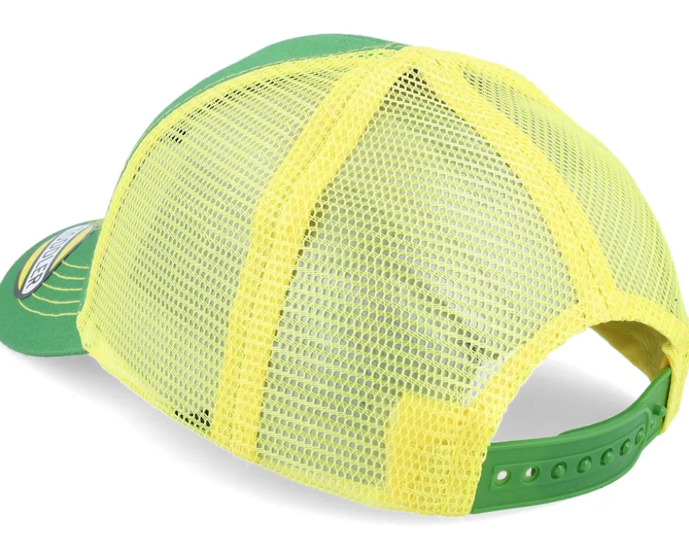 Kids Mesh Back Tractor Green/Yellow Trucker - John Deere