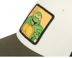 Kids Michelangelo Box Green/White/Black Trucker - TMNT