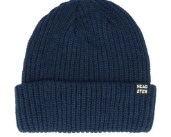 Kids Minimal Beanie True Indigo Cuff - Headster