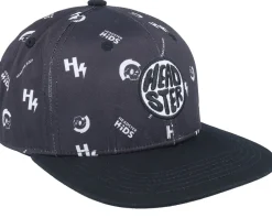 Kids Monogram Black Snapback - Headster