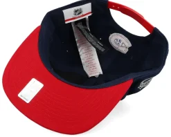 Kids Montreal Canadiens Logo Flatbrim Cap Navy/Red Snapback - Outerstuff