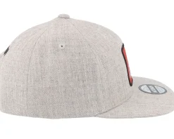 Kids Moomin Alphabet - A Heather Grey Snapback - Moomin