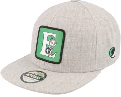 Kids Moomin Alphabet - H Heather Grey Snapback - Moomin