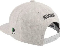 Kids Moomin Alphabet - I Heather Grey Snapback - Moomin