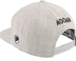 Kids Moomin Alphabet - O Heather Grey Snapback - Moomin