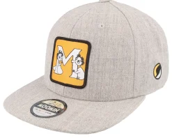 Kids Moomin Alphabet - O Heather Grey Snapback - Moomin