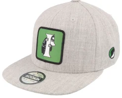 Kids Moomin Alphabet - O Heather Grey Snapback - Moomin
