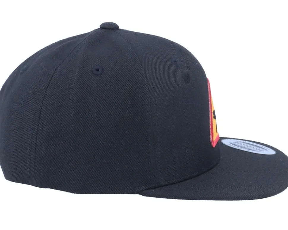 Kids Moose Patch Black Snapback - Kiddo Cap