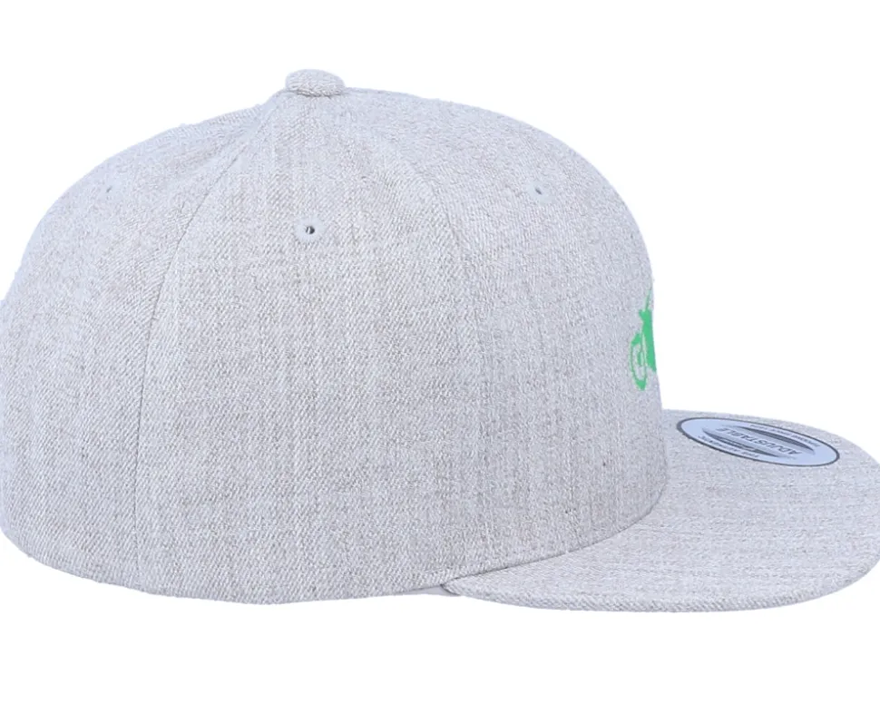 Kids Motocross Heather Grey Snapback - Kiddo Cap