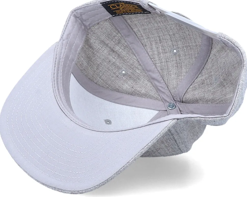 Kids Motocross Heather Grey Snapback - Kiddo Cap