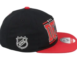 Kids New Jersey Devils Logo Flatbrim Cap Black/Red Snapback - Outerstuff