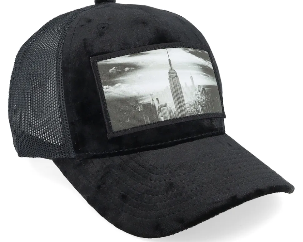 Kids New York Skyscraper Velvet Black Trucker - Calza Pennello