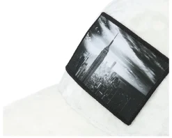 Kids New York Skyscraper Velvet White/Black - Calza Pennello