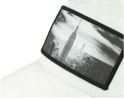 Kids New York Skyscraper Velvet White/Black - Calza Pennello