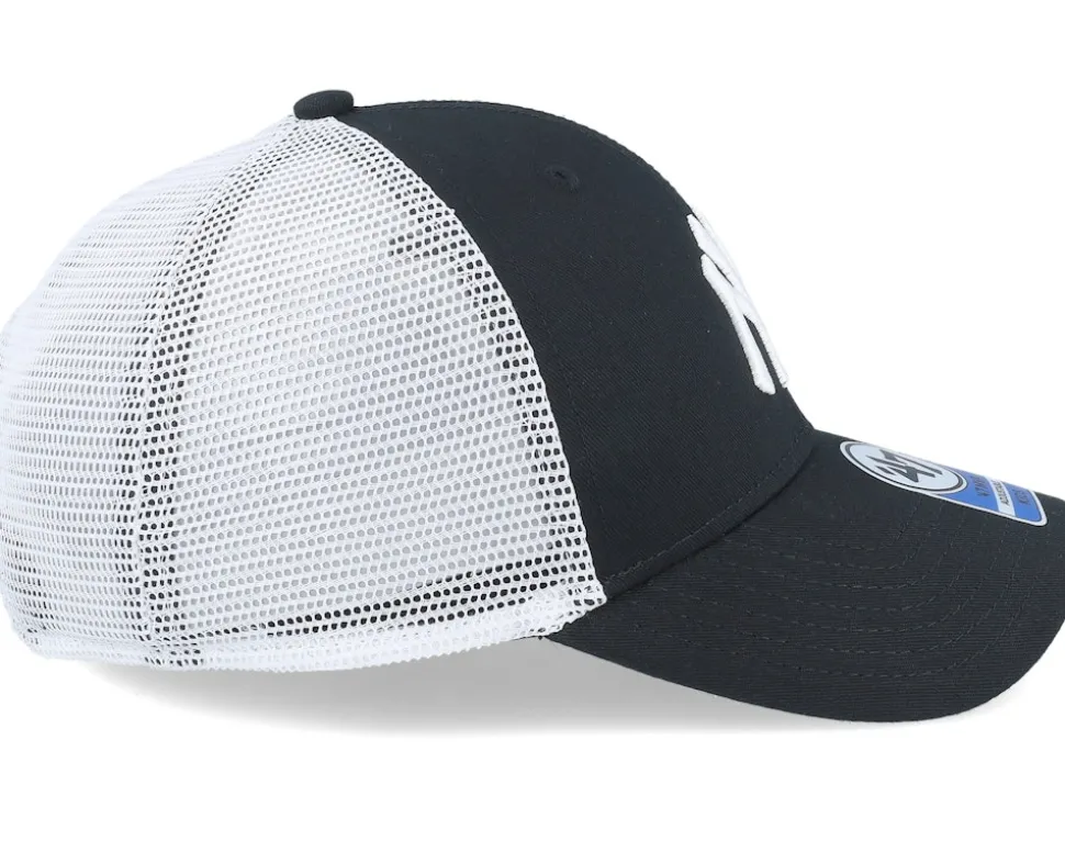 Kids New York Yankees Branson Mvp Black/White Trucker - 47 Brand