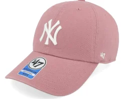 Kids New York Yankees MLB Clean Up Mauve Dad Cap - 47 Brand
