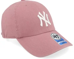 Kids New York Yankees MLB Clean Up Mauve Dad Cap - 47 Brand
