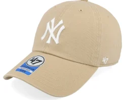Kids New York Yankees MLB Clean Up Khaki Dad Cap - 47 Brand