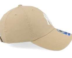 Kids New York Yankees MLB Clean Up Khaki Dad Cap - 47 Brand