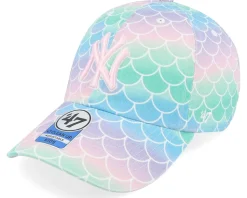 Kids New York Yankees MLB 47 Clean Up Turquoise Dad Cap - 47 Brand