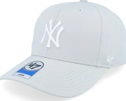 Kids New York Yankees Raised Basic Mvp Grey Adjustable - 47 Brand