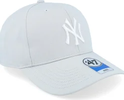 Kids New York Yankees Raised Basic Mvp Grey Adjustable - 47 Brand