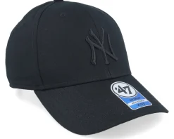 Kids New York Yankees Raised Basic Mvp Black Adjustable - 47 Brand