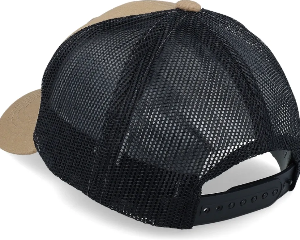 Kids No Hugs Cactus Dark Caramel/Black Trucker - Kiddo Cap