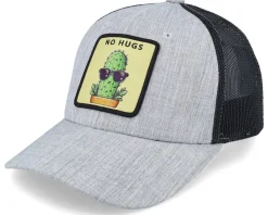 Kids No Hugs Cactus Dark Caramel/Black Trucker - Kiddo Cap