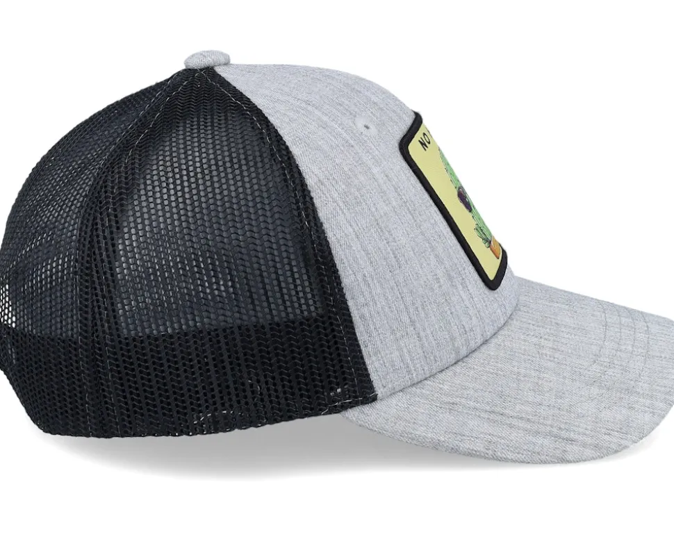 Kids No Hugs Cactus Dark Heather Grey/Black - Kiddo Cap