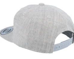Kids Noah Engraved Patch Heather Grey Snapback - Kiddo Cap