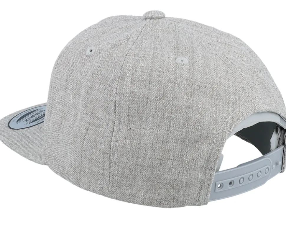 Kids Ny Blue Force Heather Grey Snapback - Kiddo Cap
