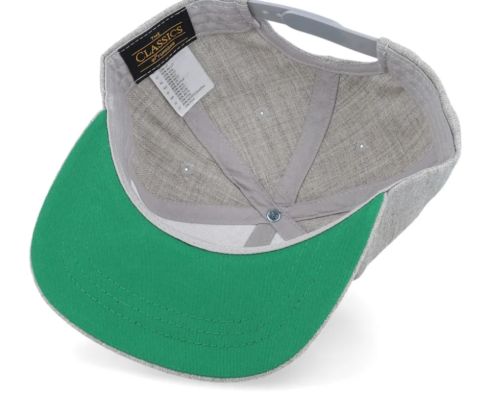 Kids Ny Blue Force Heather Grey Snapback - Kiddo Cap