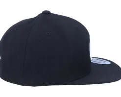Kids O Letter 3D Black Snapback - Kiddo Cap