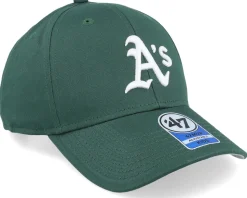Kids Oakland Athletics Raised Basic Mvp Dark Green Adjustable - 47 Brand