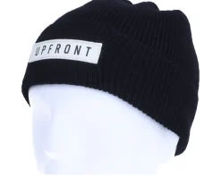Kids Ocean Youth Beanie Black Cuff - Upfront