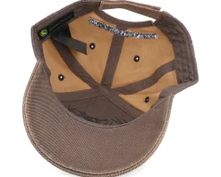Kids Oilskin Cap Brown Adjustable - John Deere