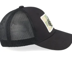 Kids Old Tractor Big Patch Black Trucker - Kiddo Cap