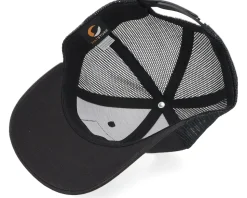 Kids Old Tractor Big Patch Black Trucker - Kiddo Cap