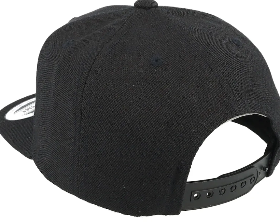 Kids Old Tractor Big Patch Black Snapback - Kiddo Cap