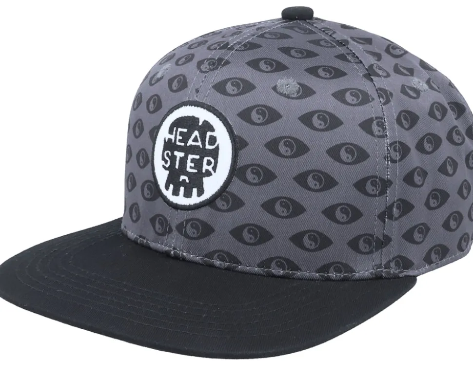 Kids Opposites Attract Deep Charcoal Snapback - Headster