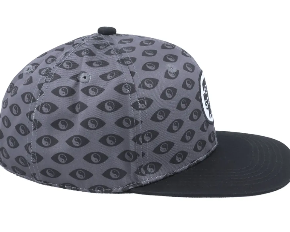 Kids Opposites Attract Deep Charcoal Snapback - Headster