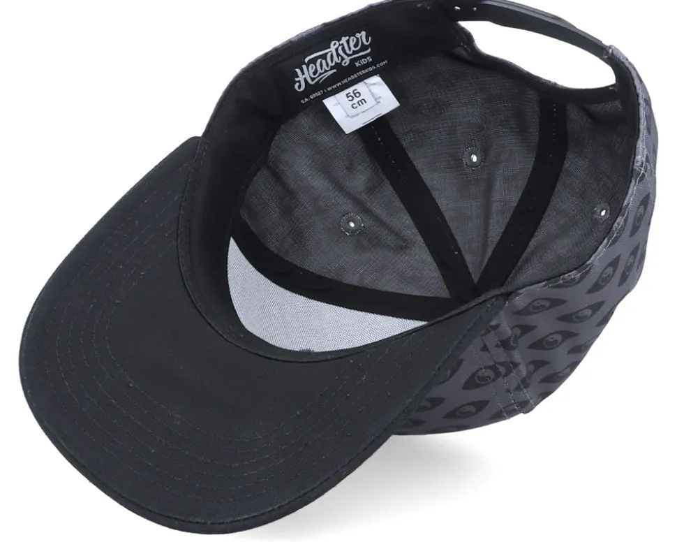 Kids Opposites Attract Deep Charcoal Snapback - Headster