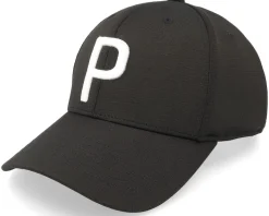 Kids P Cap White Glow/Black Adjustable - Puma