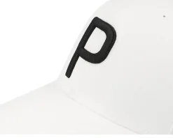 Kids P Cap White Glow/Black Adjustable - Puma