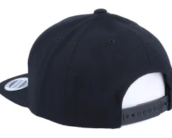 Kids P Letter 3D Black Snapback - Kiddo Cap