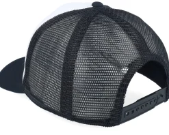 Kids Panda Bear Black/White Vintage Foam Trucker - Kiddo Cap