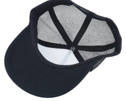 Kids Panda Bear Black/White Vintage Foam Trucker - Kiddo Cap